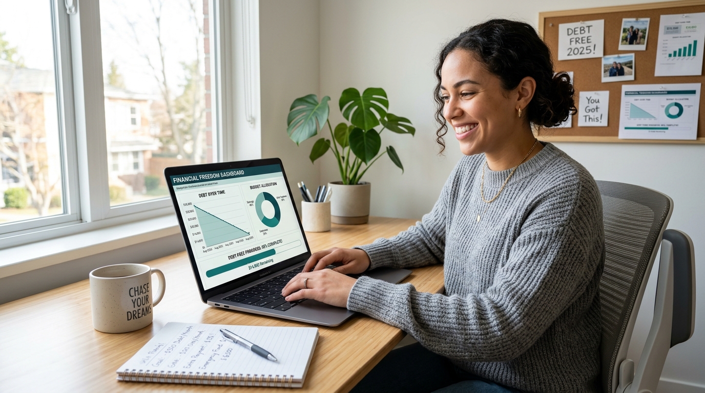 Plan to get out of debt faster using budgeting and income strategies