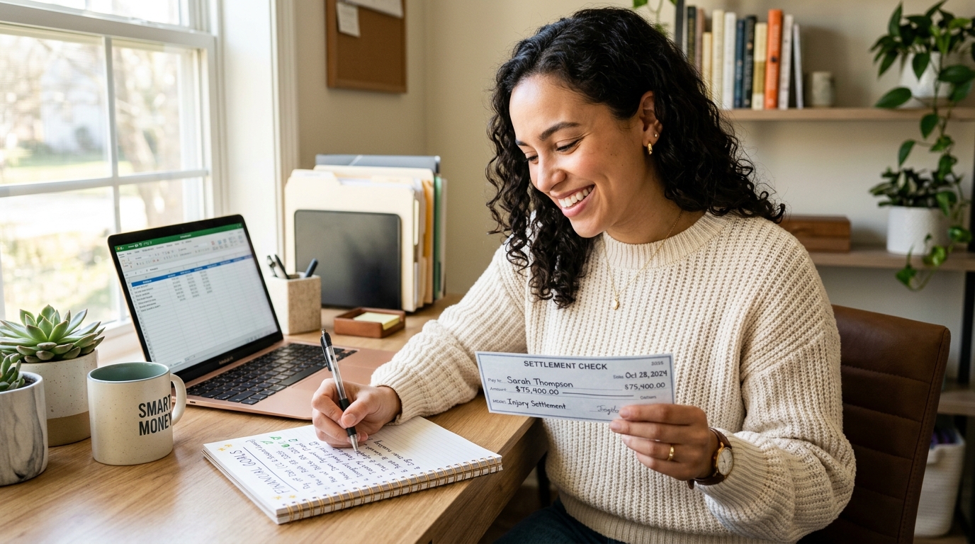 Smart ways to use Cash App settlement money including emergency fund debt payoff and savings