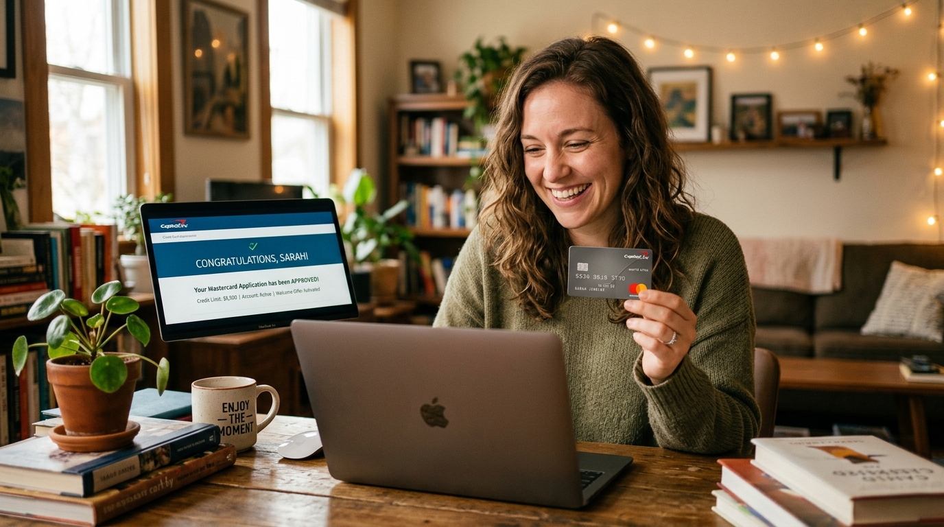 What is Blaze Credit Card showing person approved for unsecured credit card with bad credit